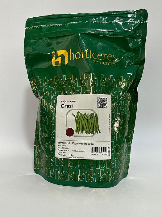 Sementes Feijao Vagem Grazi Horticeres - 1kg
