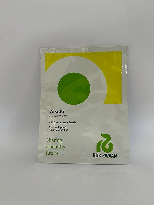 Pepino Japonês Híbrido Escuro Aikido Rz 500 Sementes