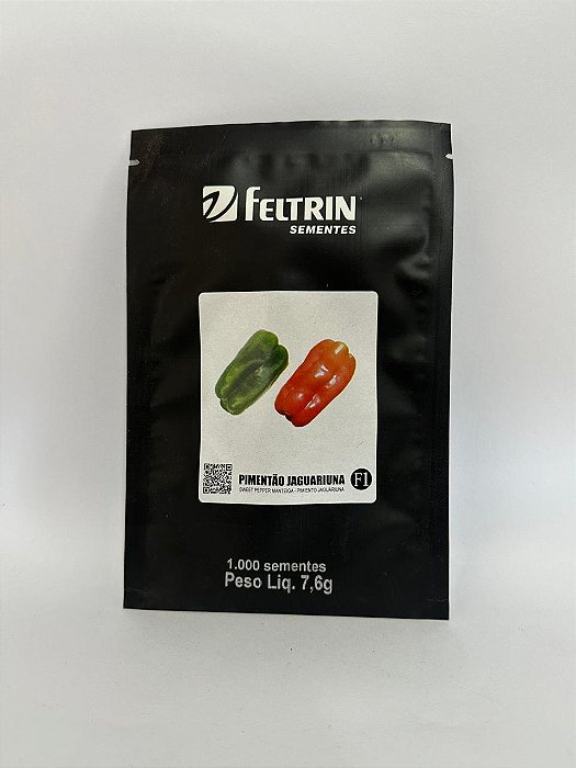 Semente de Pimentão Jaguariuna 1.000 sementes - Feltrin