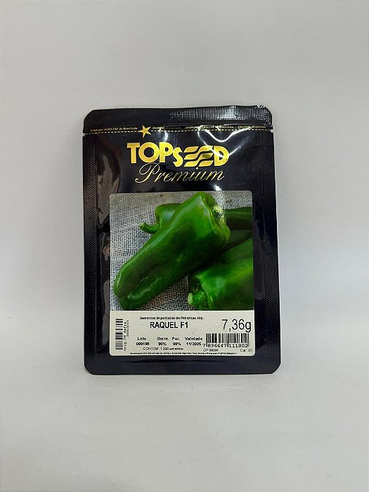 Sementes de Pimentão Raquel F1 1.000 sementes - Topseed