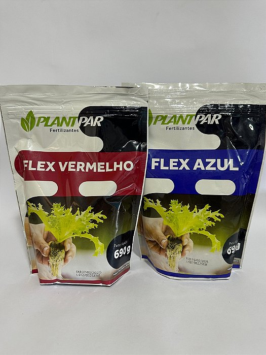 Kit Flex Azul + Flex Vermelho 1,380kg - Plantpar
