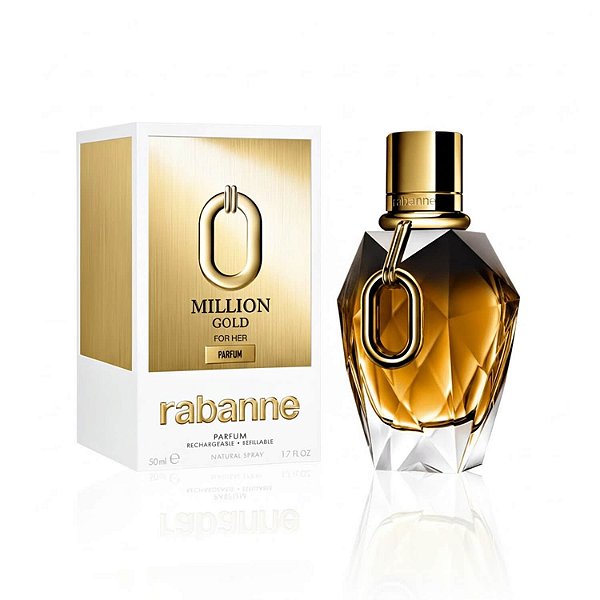 Perfume Million Gold For Her Rabanne Feminino Parfum 50ml