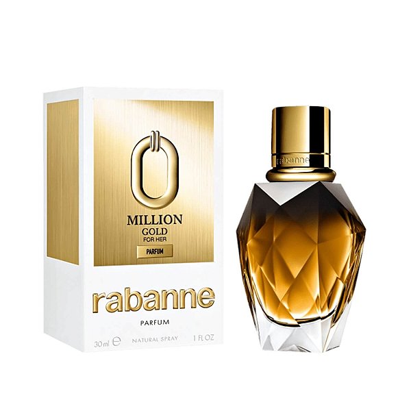 Perfume Million Gold For Her Rabanne Feminino Parfum 30ml