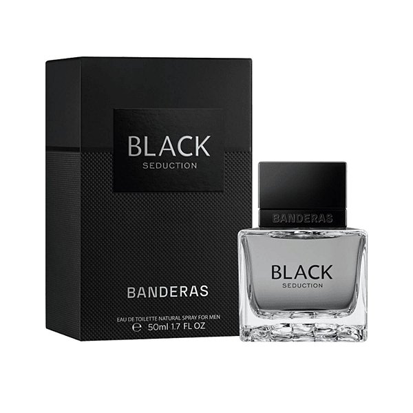 Seduction in Black Banderas Eau de Toilette Perfume Masculino 50ml