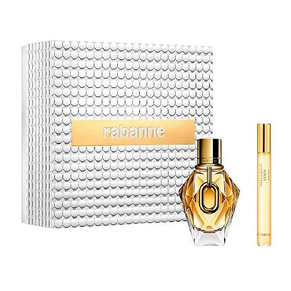 Kit Million Gold For Her Rabanne - Eau de Parfum 50ml + Travel 10ml