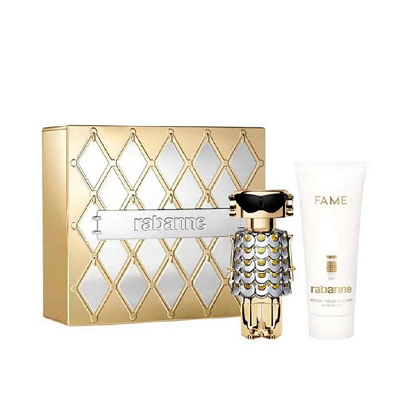 Conjunto Fame Paco Rabanne Feminino - EDP 80ml + Loção Hidratante Corporal 100ml