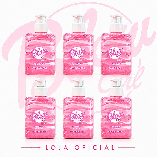 Kit Revenda Hidratante Blow Girl Morango 6 Unidades (Atacado)