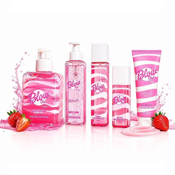 Kit Skincare Completo Blow Girl Rotina de Autocuidado Cheirosa e Irresistível 5 itens