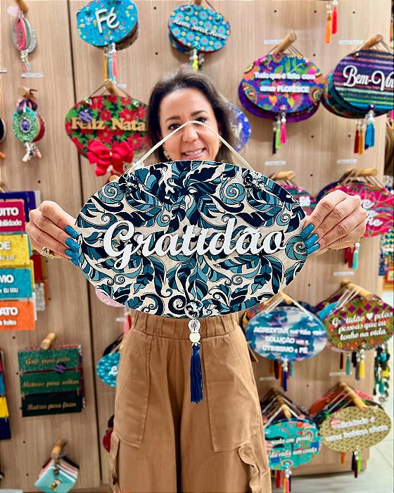 Placa Decorativa GG | Gratidão #006