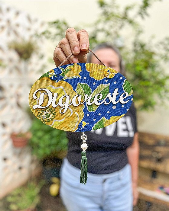 Placa Decorativa G Cuiabana | Digoreste