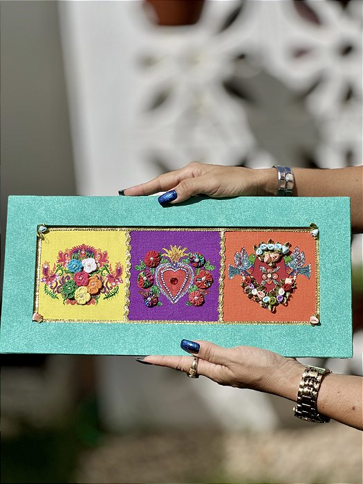 Quadro Decorativo 3 estampas | Horizontal
