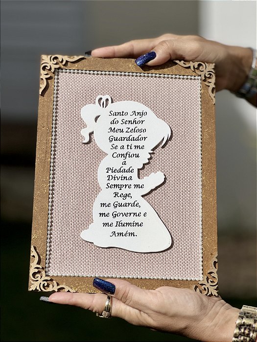 Quadro Santo Anjo | Menina