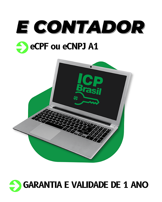 Certificado Digital para Contador com CRC Ativo - PF ou PJ
