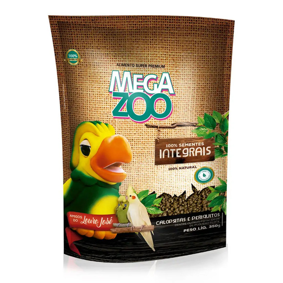 Ração para Calopsitas Integral Amigos do Louro José Megazoo 350 g
