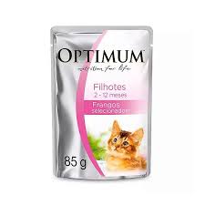 Optimum Gato Frango Sache Filhote 85g...