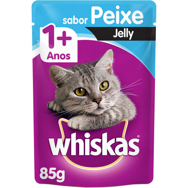 Sache Whiskas Peixe Jelly 85 gr
