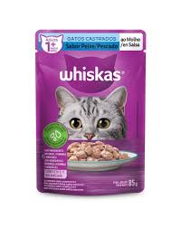 Whiskas Sache 85 Gr Peixe Castrados(e)...