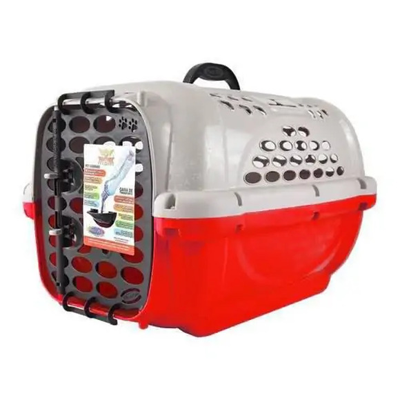 Caixa De Transporte Panther Sem Pote Vermelho N. 01