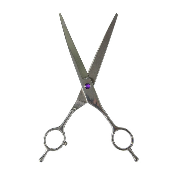 Tesoura Curva Para Tosa Aço Inoxidavel Savana Pet Único