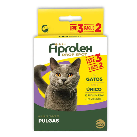 Combo Antipulgas Fiprolex Gatos 0,5 ml