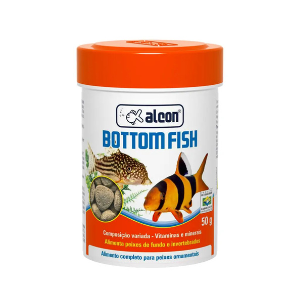 Ração para Peixe Botton Fish Alcon 50 g