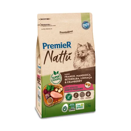 Premier Nattu Gatos Adult Cast Mandioca 1 5 Kg