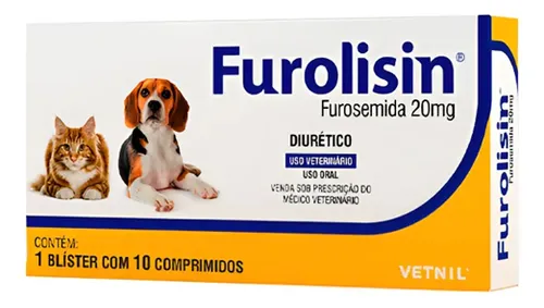 Vetnil Furolisin 20mg 10 Comp