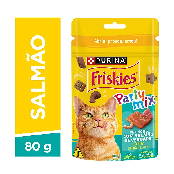 Friskies Party Mix Salmao 80g