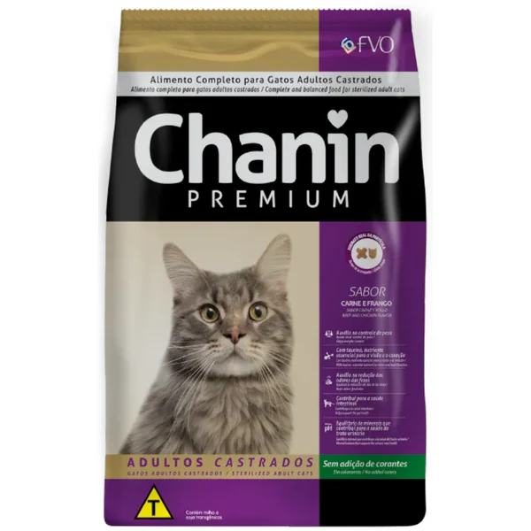 Chanin Castrado Saca 25kg.