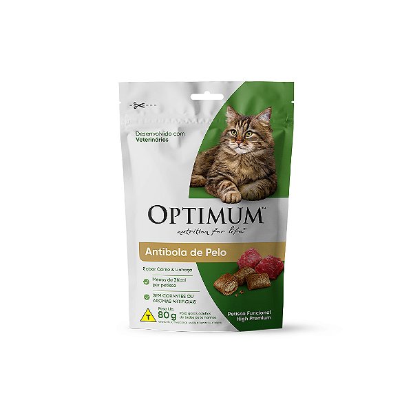 Optimum Gato Pct 80g Antibola Pelo(e)