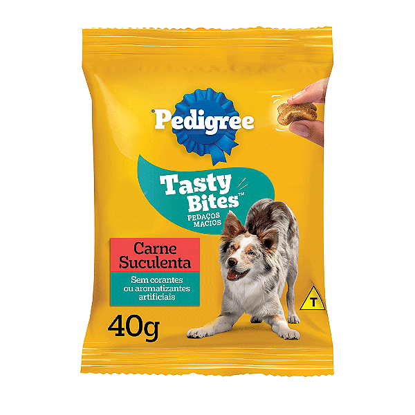 Pedigree Tasty Bites Pct 40g Carne Suculenta(e)