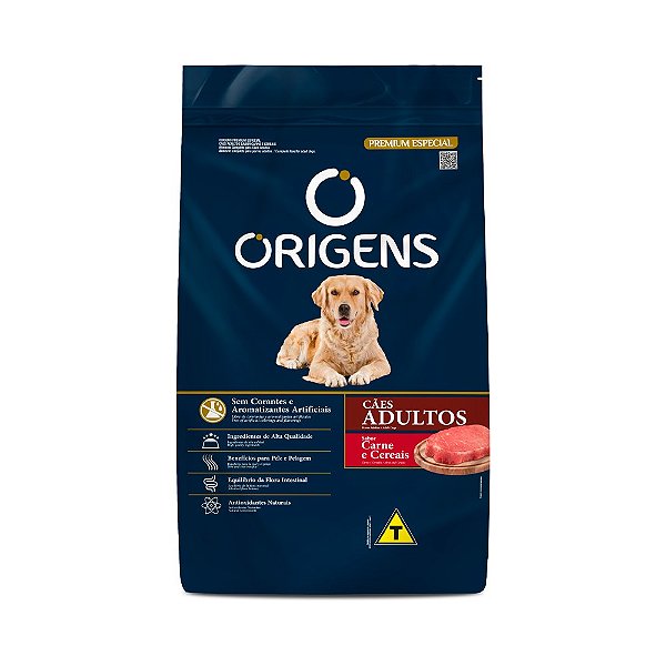 Origens Cao Ad Carne/cer 15kg