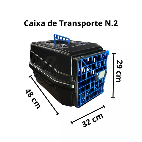 Caixa Transporte Mec Black N2 Azul