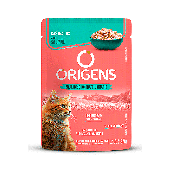Sache Origens Gato Cast Sal 85g