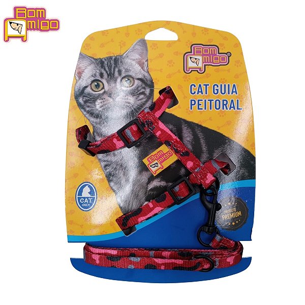 Cat Guia Peitoral Estampa