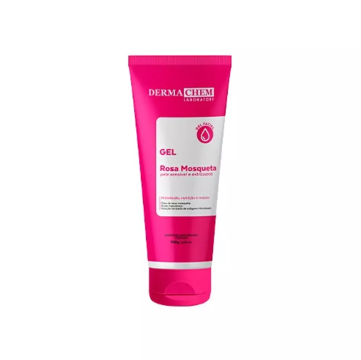 Gel Facial Rosa Mosqueta Dermachem - Hidratação e Renovação da Pele