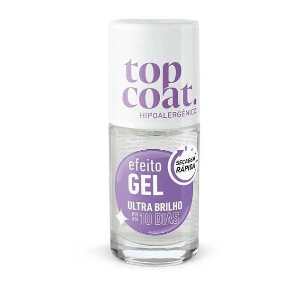 Top Coat Hipoalergênico Incolor Coretrat Efeito Gel 8.5 ml Blant