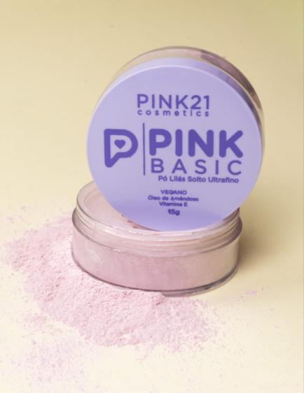 Pó Lilás Solto Ultrafino - Pink 21