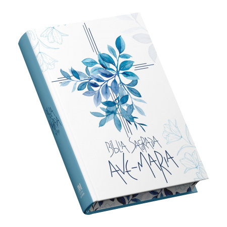 Bíblia Sagrada Ave Maria - Capa Flores