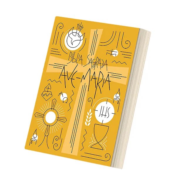 Bíblia Sagrada Ave Maria – Capa Símbolos