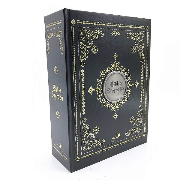 Bíblia Sagrada Ilustrada Com Medalha - Luxo