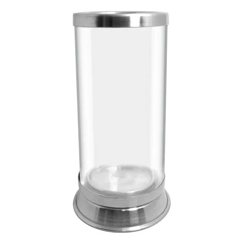 Copo Para Vela 7 Dias Liso Transparente - 18cm