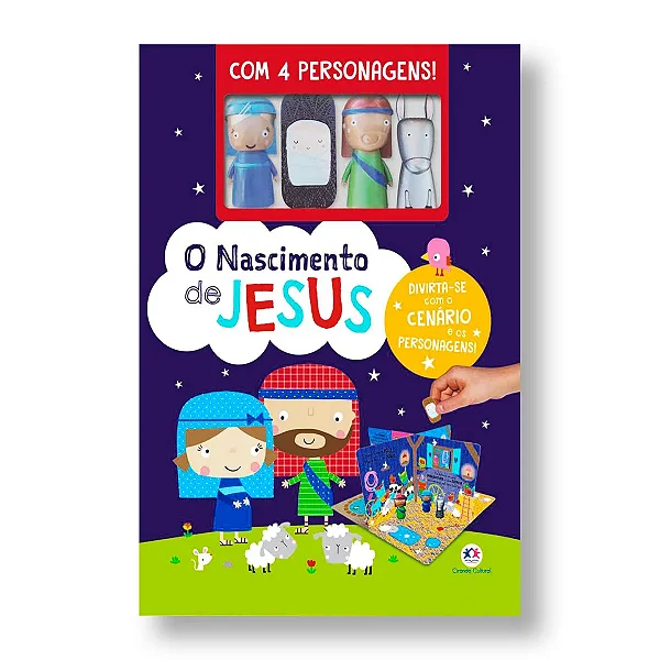 Livro Com Cenário O Nascimento De Jesus