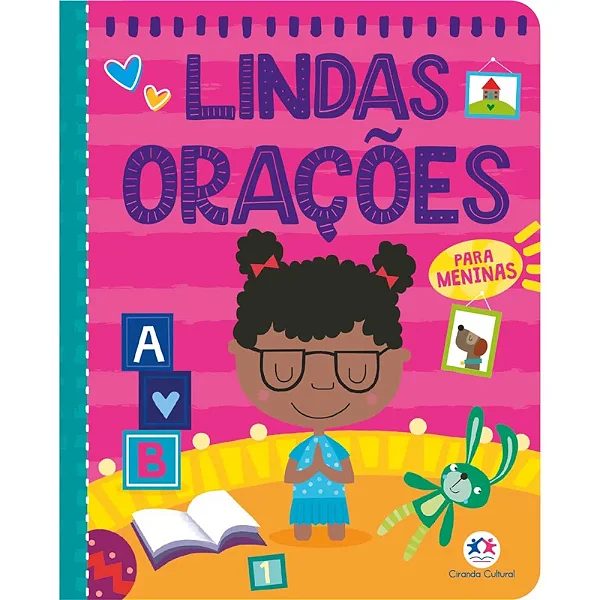 Livro Almofadado  Lindas Orações Para Meninas