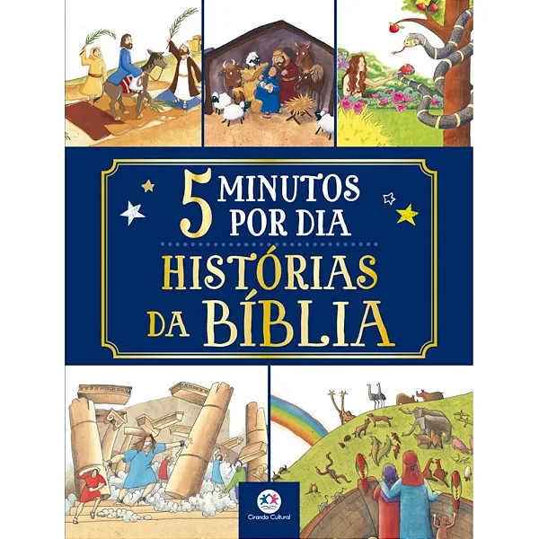 Livro Almofadado 5 Minutos Por Dia - Histórias Da Bíblia