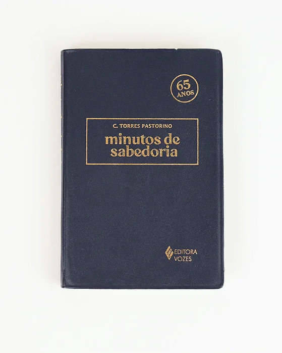 Minutos de Sabedoria Capa Plastica Azul Selo 65 Anos Vozes
