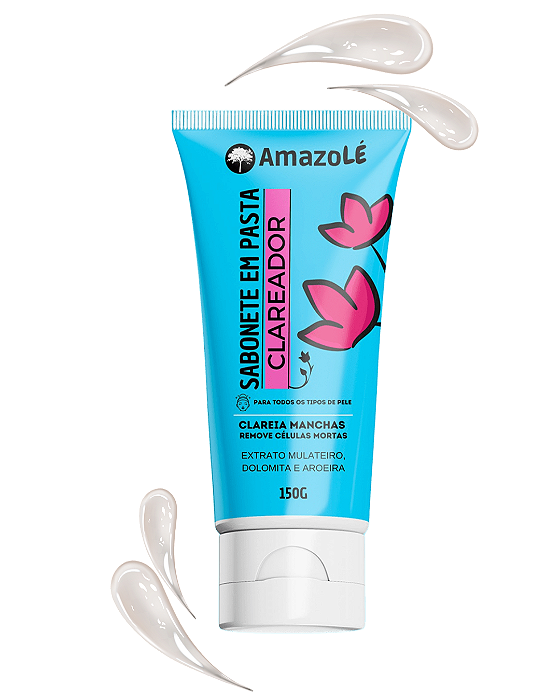 Sabonete em pasta Clareador Amazolé 150g