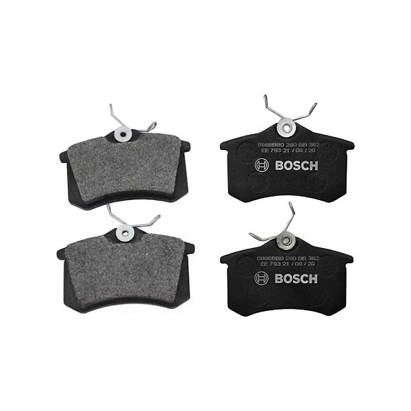 Pastilha Freio Traseira Polo Virtus Tcross Original Bosch