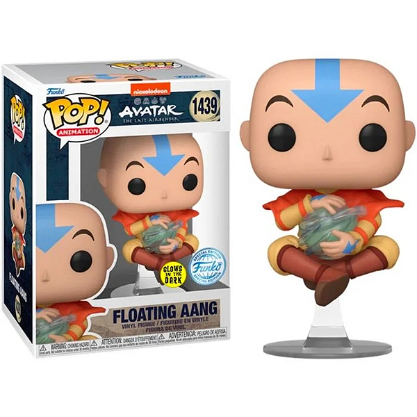 Funko Pop! Avatar: A Lenda de Aang - Aang (Flutuando) 1439 - Original Colecionável