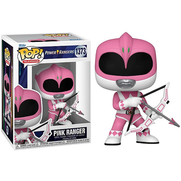 Funko Pop! Power Rangers 30th Anniversary Ranger Rosa 1373 - Original Colecionável
